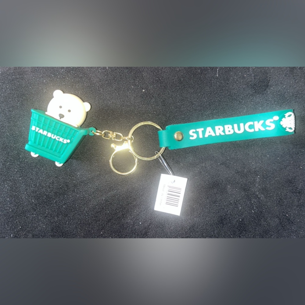 💚 NWT Starbucks Bear Keychain 💚